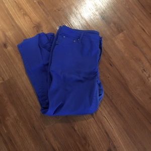 blue dress pants, roz & ali